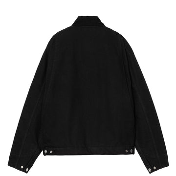 Carhartt WIP Womens OG Detroit Jacket Black / Black Rinsed - Parasol Store