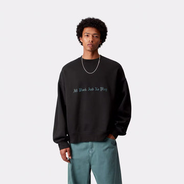 Carhartt WIP No Play Sweat Black - Parasol Store