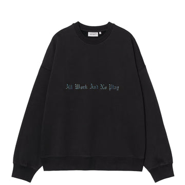 Carhartt WIP No Play Sweat Black - Parasol Store