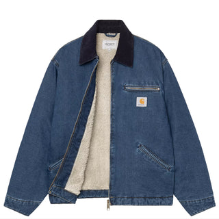 Carhartt WIP OG Detroit Jacket Blue / Dark Navy Stone Washed - Parasol Store