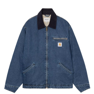 Carhartt WIP OG Detroit Jacket Blue / Dark Navy Stone Washed - Parasol Store