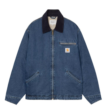 Carhartt WIP OG Detroit Jacket Blue / Dark Navy Stone Washed - Parasol Store