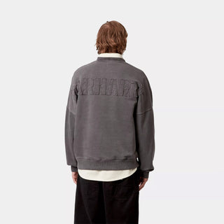 Carhartt WIP RGGD Sweat Black Garment Dyed - Parasol Store