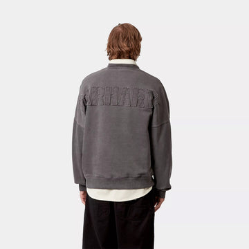 Carhartt WIP RGGD Sweat Black Garment Dyed - Parasol Store