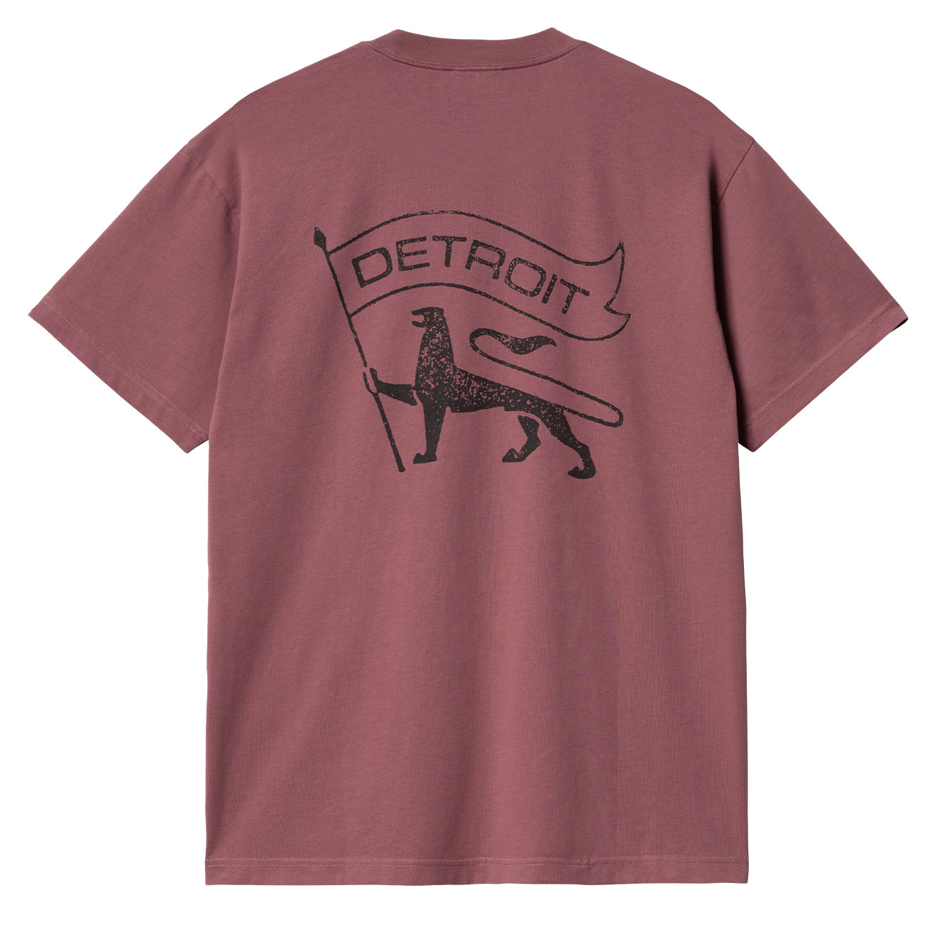 Carhartt WIP S/S Stamp T-Shirt Dusty Fuscia / Black - Parasol Store