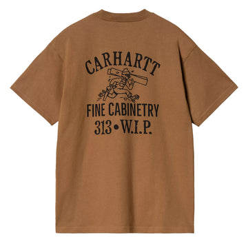 Carhartt WIP S/S Cabinetry T-Shirt Hamilton Brown / Black - Parasol Store