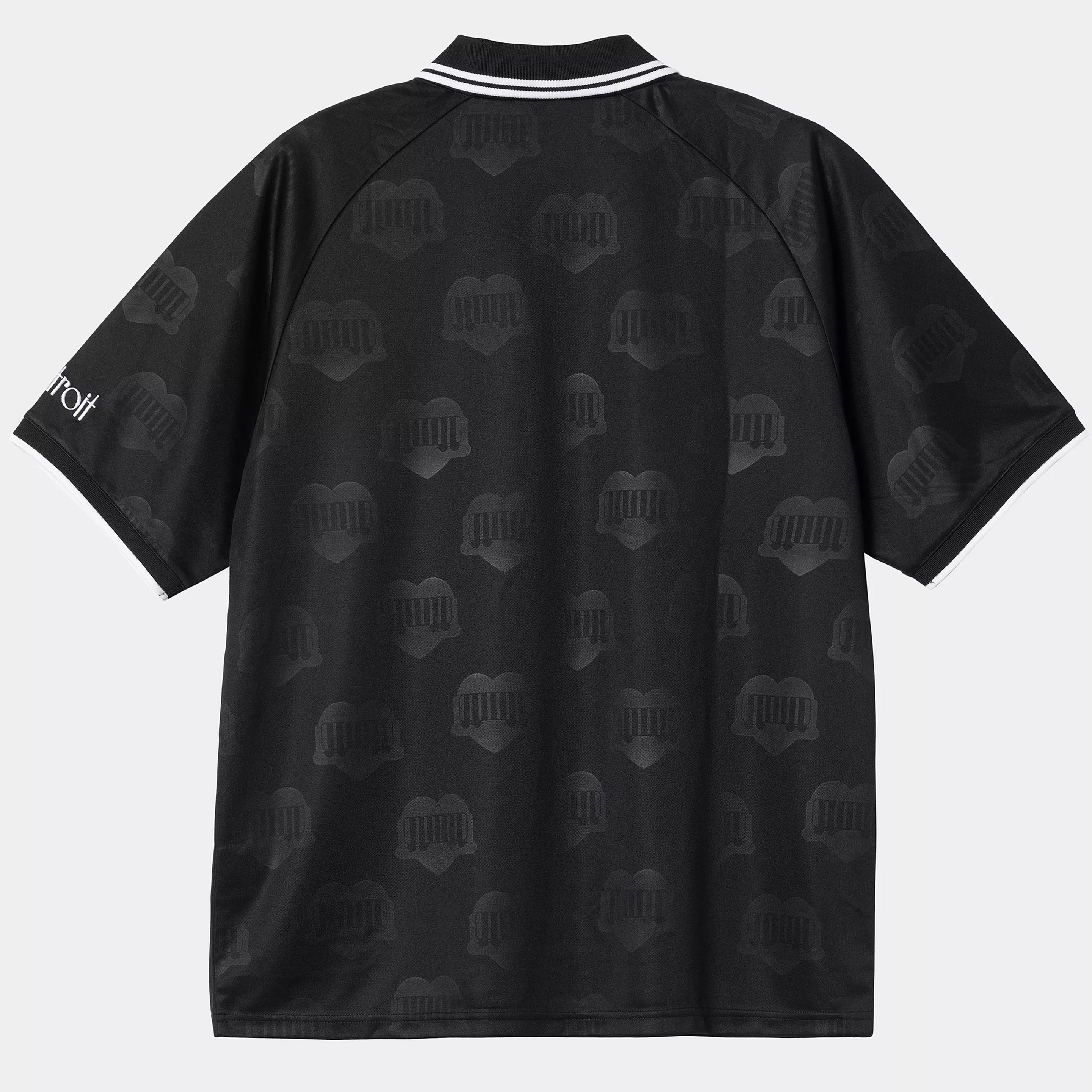 Carhartt WIP S/S Harttes Football T-Shirt Heart Train Jacquard / Black
