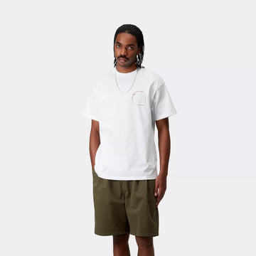 Carhartt WIP S/S Java T-Shirt White - Parasol Store