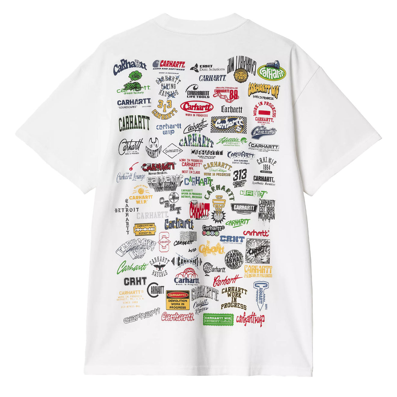 Carhartt WIP S/S Logo T-Shirt White - Parasol Store