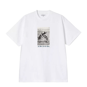 Carhartt WIP S/S No Play T-Shirt White - Parasol Store