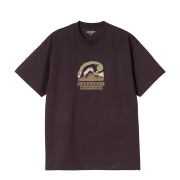 Carhartt WIP S/S Rising Helix T-Shirt Palisander - Parasol Store