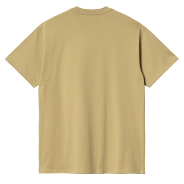 Carhartt WIP Script Embroidery T-Shirt Agate / White - Parasol Store