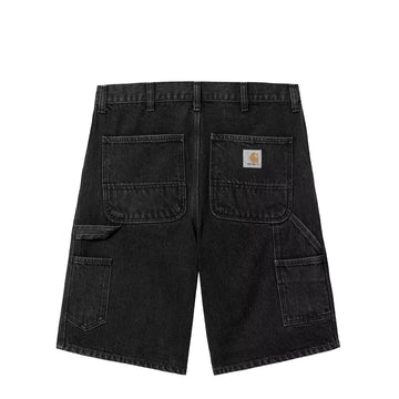 Carhartt WIP Single Knee Short Black Stone Washed - Parasol Store