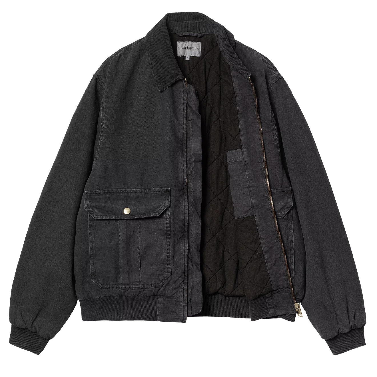 Carhartt WIP Stanton Jacket Black / Black Stone Dyed - Parasol Store