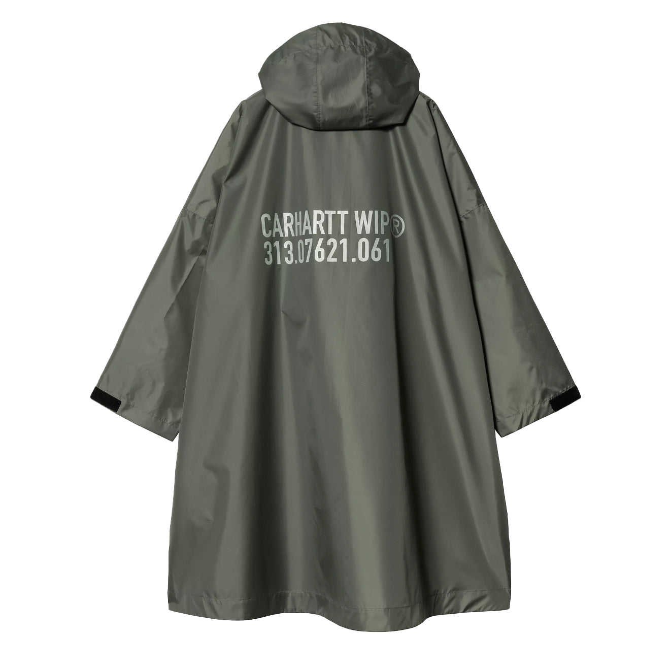Carhartt WIP Tour Packable Rain Poncho Smoke Green / Reflective - Parasol Store