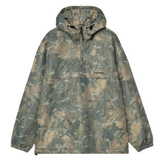 Carhartt WIP Windbreaker Pullover Camo Combi Green / Black - Parasol Store