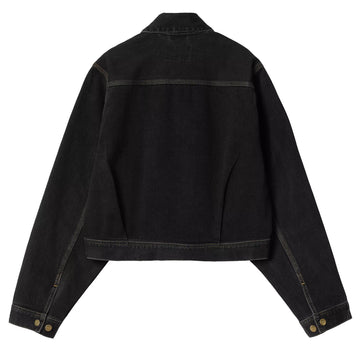Carhartt WIP Womens Arca jacket Black Stone Washed - Parasol Store
