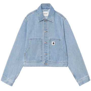 Carhartt WIP Womens Arca jacket Blue Stone Bleached - Parasol Store