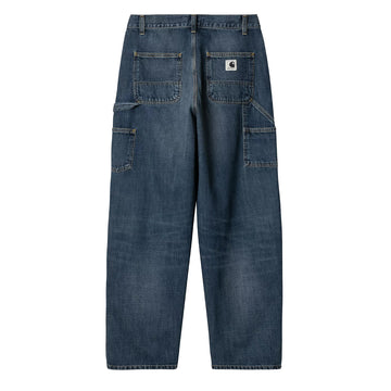 Carhartt WIP Womens Brandon Double Knee Pant Blue Dark Used Wash - Parasol Store