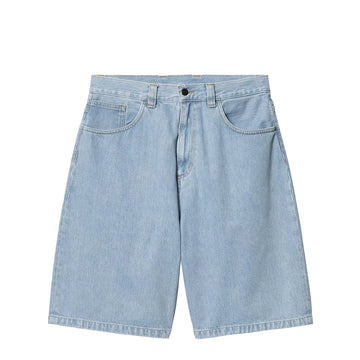 Carhartt WIP Womens Brandon Short Blue Stone Bleached - Parasol Store