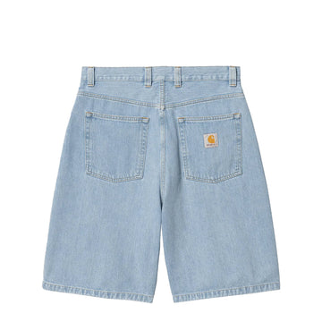Carhartt WIP Womens Brandon Short Blue Stone Bleached - Parasol Store