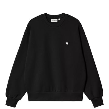 Carhartt WIP Womens Casey Sweatshirt Black / Silver - Parasol Store