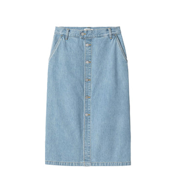 Carhartt WIP Womens Colby Skirt Blue Stone Bleached - Parasol Store