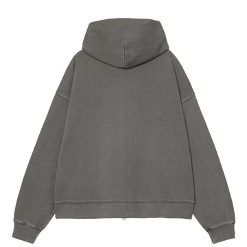 Carhartt WIP Womens Hooded Benton Jacket Graphite Garment Dyed - Parasol Store