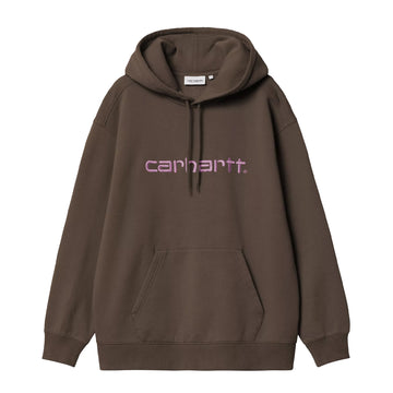 Carhartt WIP Womens Hooded Carhartt Sweatshirt Vitola / Phlox - Parasol Store