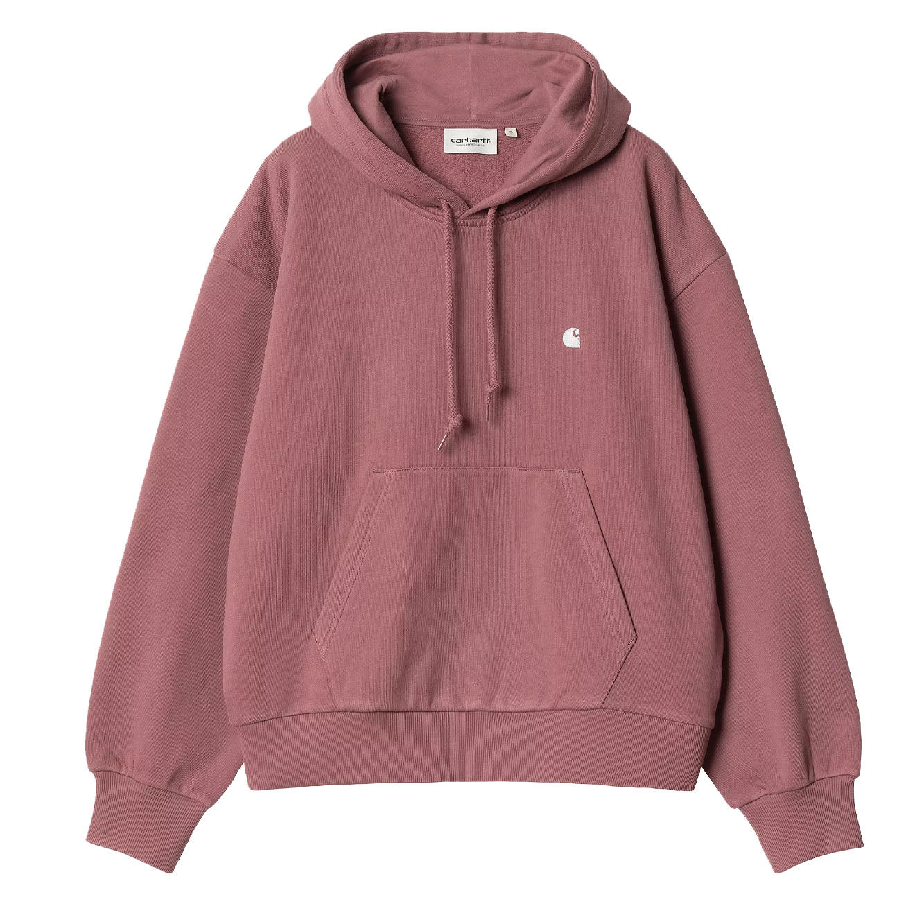 Carhartt WIP Womens Hooded Casey Sweatshirt Dusky Pink / Silver - Parasol Store