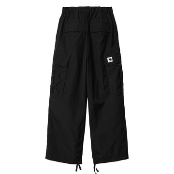 Carhartt WIP Womens Jet Cargo Pant Black Rinsed - Parasol Store