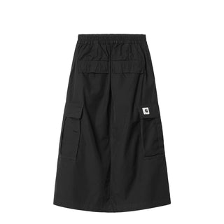 Carhartt WIP Womens Jet Cargo Skirt Black Rinsed - Parasol Store