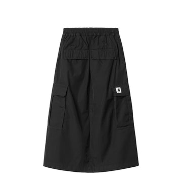 Carhartt WIP Womens Jet Cargo Skirt Black Rinsed - Parasol Store