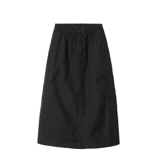Carhartt WIP Womens Jet Cargo Skirt Black Rinsed - Parasol Store