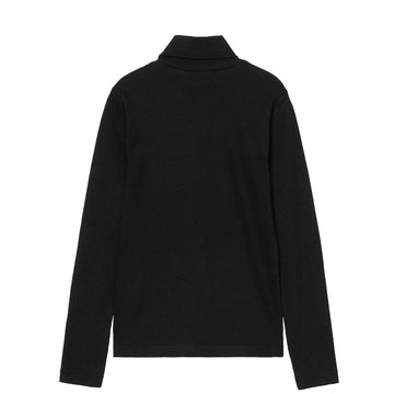 Carhartt WIP Womens L/S Philipa Mockneck T-Shirt Black - Parasol Store