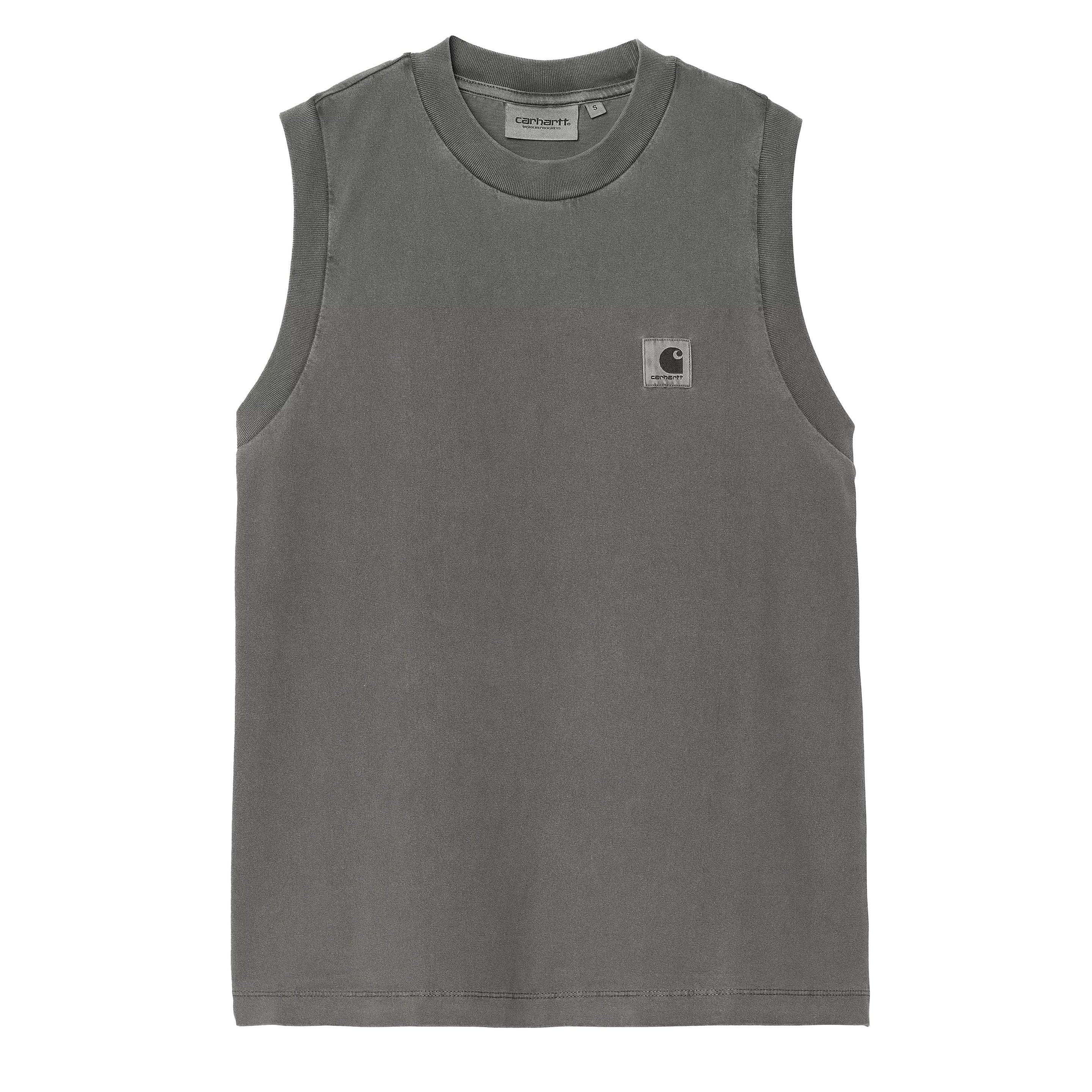 Carhartt WIP Womens Nelson A-Shirt Graphite Garment Dyed