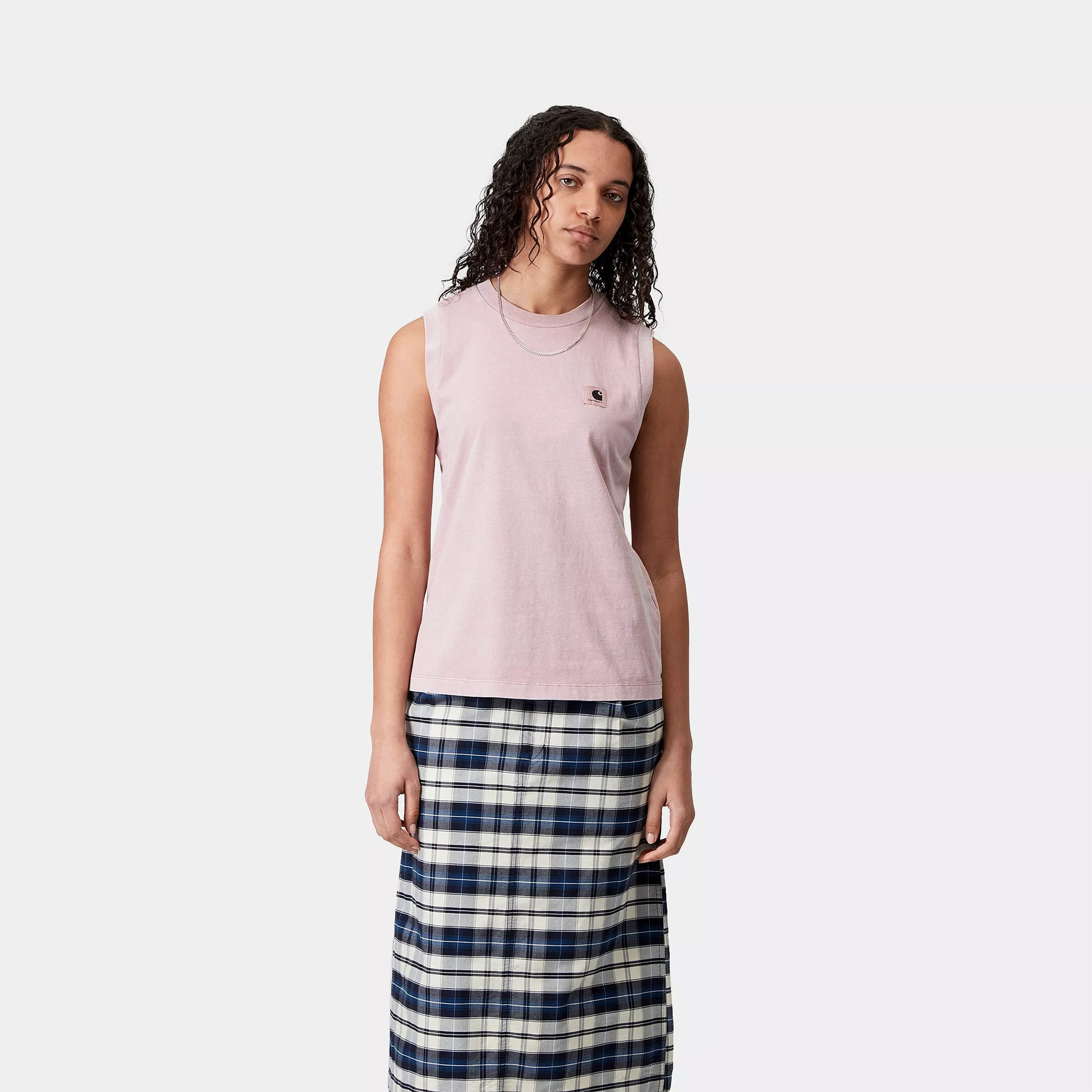 Carhartt WIP Womens Nelson A-Shirt Hortensia Garment Dyed