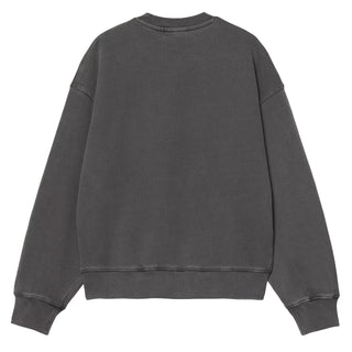 Carhartt WIP Womens Nelson Sweatshirt Graphite Garment Dyed - Parasol Store
