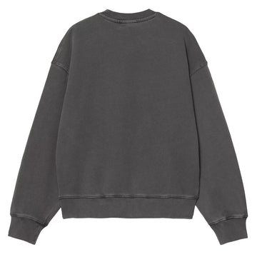 Carhartt WIP Womens Nelson Sweatshirt Graphite Garment Dyed - Parasol Store