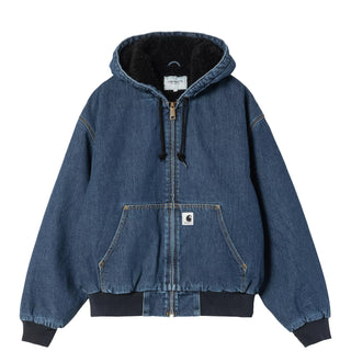 Carhartt WIP Womens OG Active Jacket Blue Stone Washed - Parasol Store