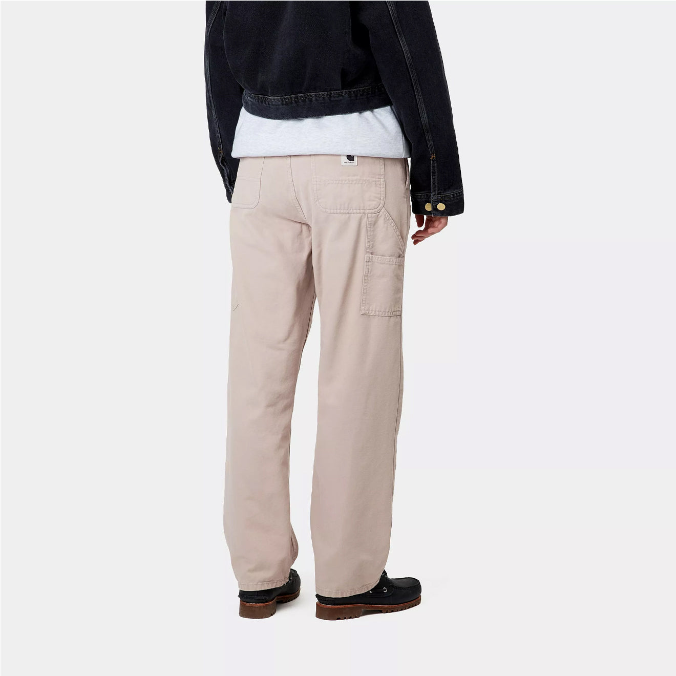 Carhartt WIP Womens Pierce Pant Straight Dusky Beige Stone Canvas - Parasol Store