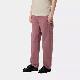 Carhartt WIP Womens Pierce Pant Straight Dusky Pink Stone Canvas - Parasol Store
