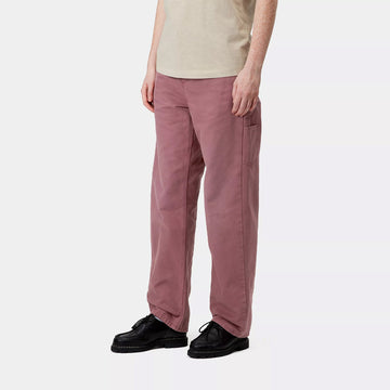 Carhartt WIP Womens Pierce Pant Straight Dusky Pink Stone Canvas - Parasol Store