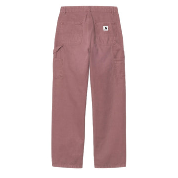 Carhartt WIP Womens Pierce Pant Straight Dusky Pink Stone Canvas - Parasol Store
