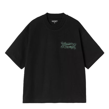 Carhartt WIP Womens S/S 3 One 3 T-Shirt Black - Parasol Store