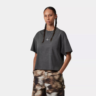 Carhartt WIP Womens S/S Benton T-Shirt Graphite Garment Dyed