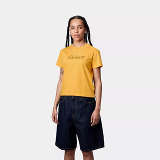 Carhartt WIP Womens S/S Chained T-Shirt Quince / Black - Parasol Store