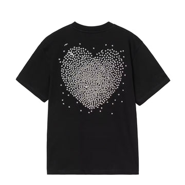 Carhartt WIP Womens S/S Hearts Of Hartts T-S Black - Parasol Store