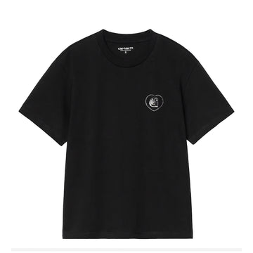 Carhartt WIP Womens S/S Hearts Of Hartts T-S Black - Parasol Store