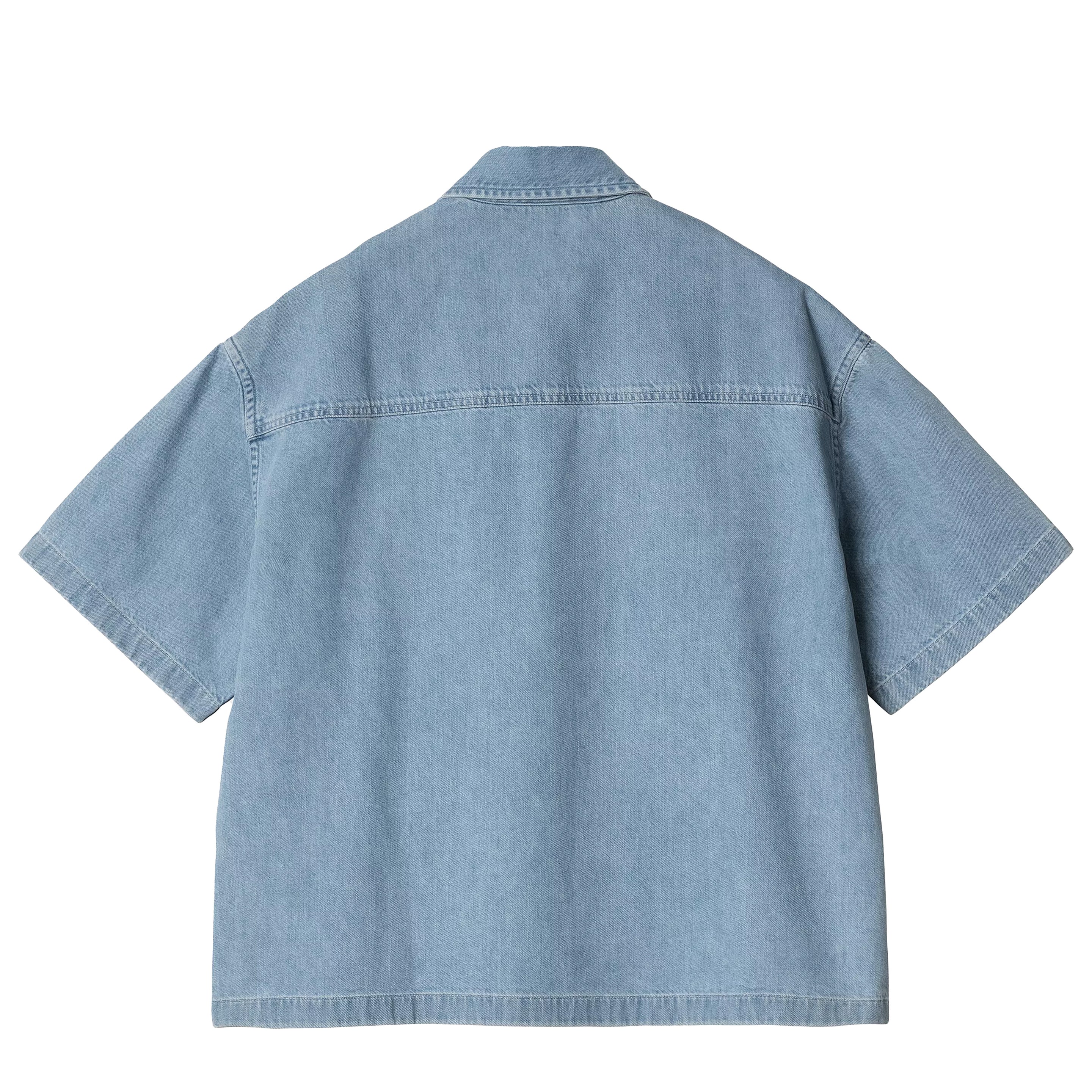 Carhartt WIP Womens S/S Lovilia Shirt Blue Bleached